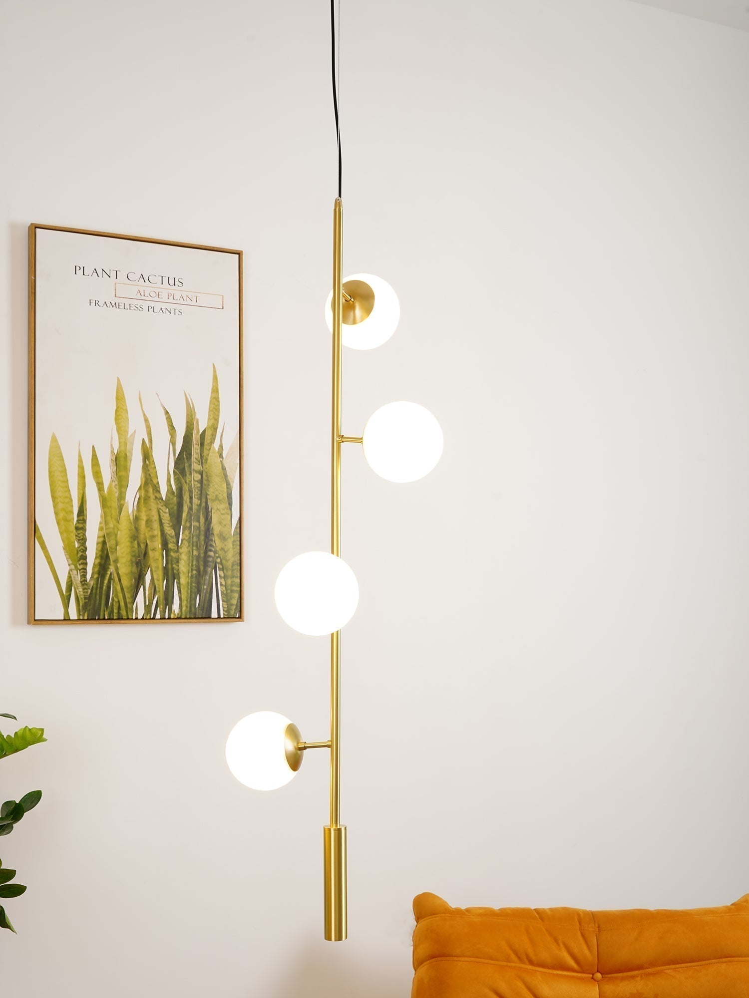 Erevia Messing Glas Pendelleuchte-Letslighting