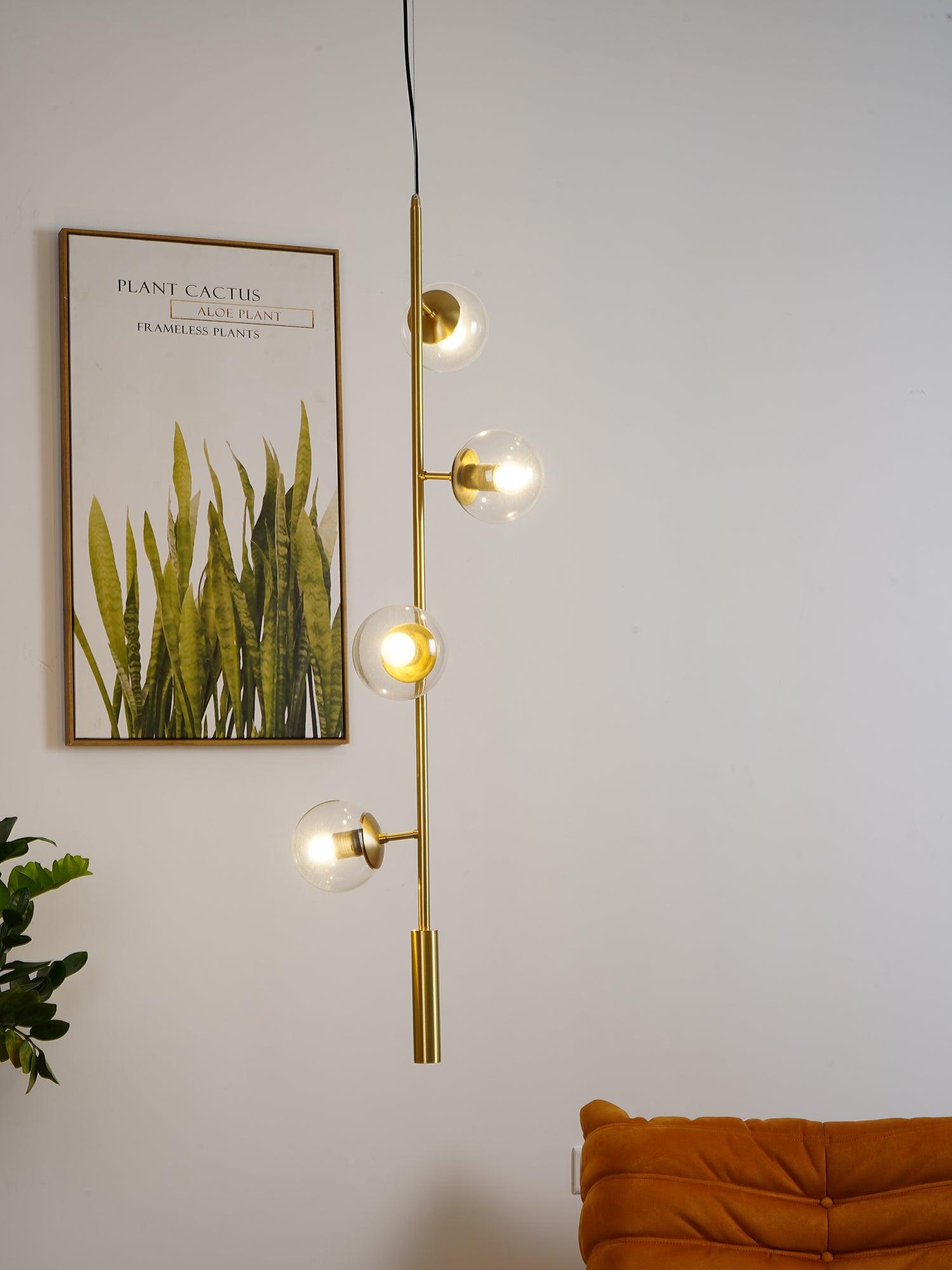 Erevia Messing Glas Pendelleuchte-Letslighting