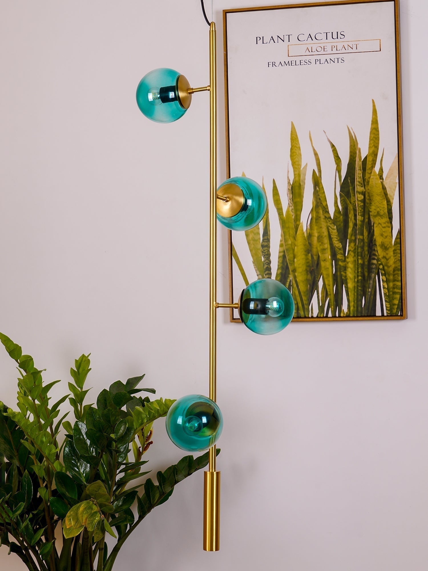 Erevia Messing Glas Pendelleuchte-Letslighting