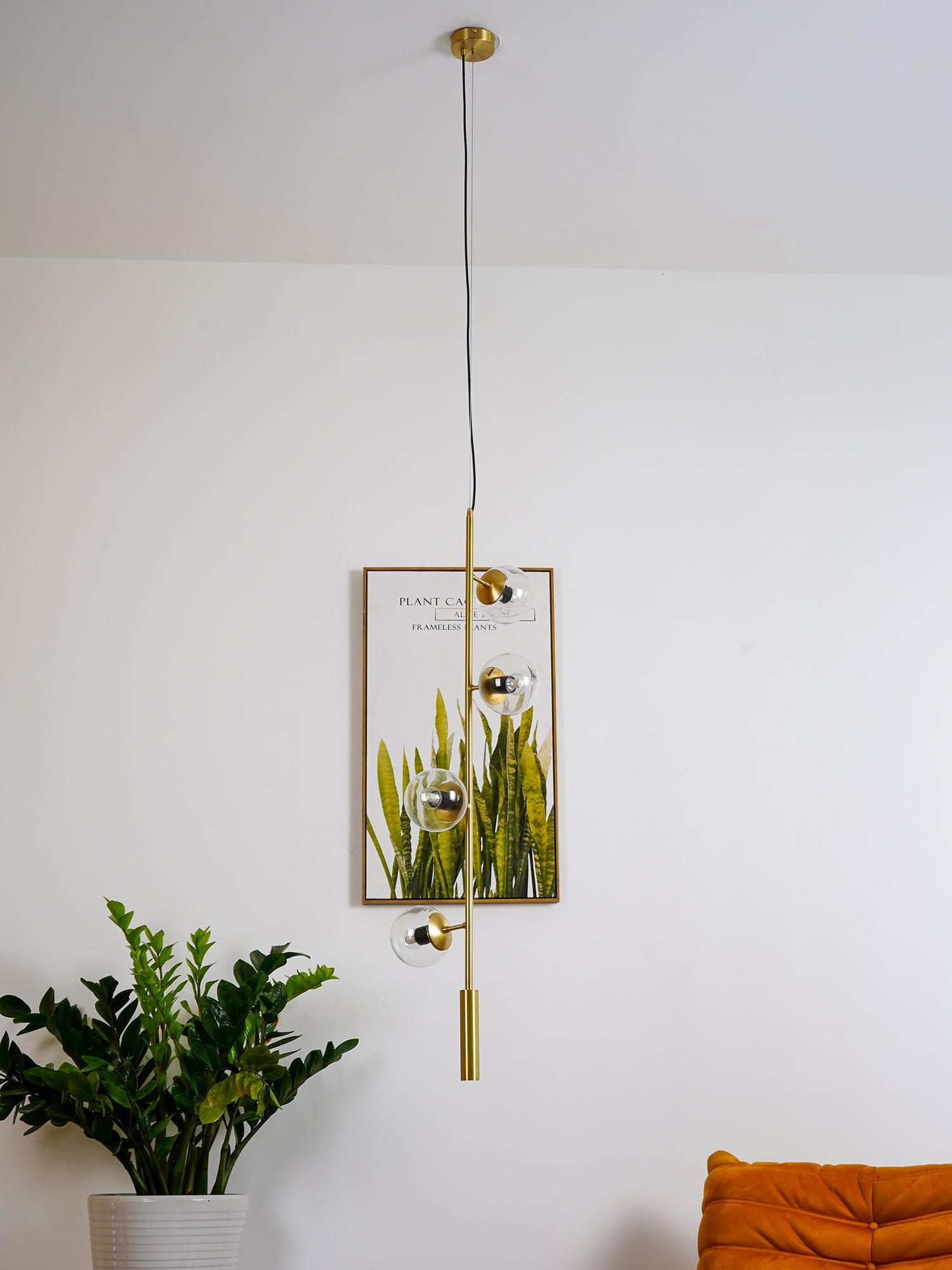 Erevia Messing Glas Pendelleuchte-Letslighting