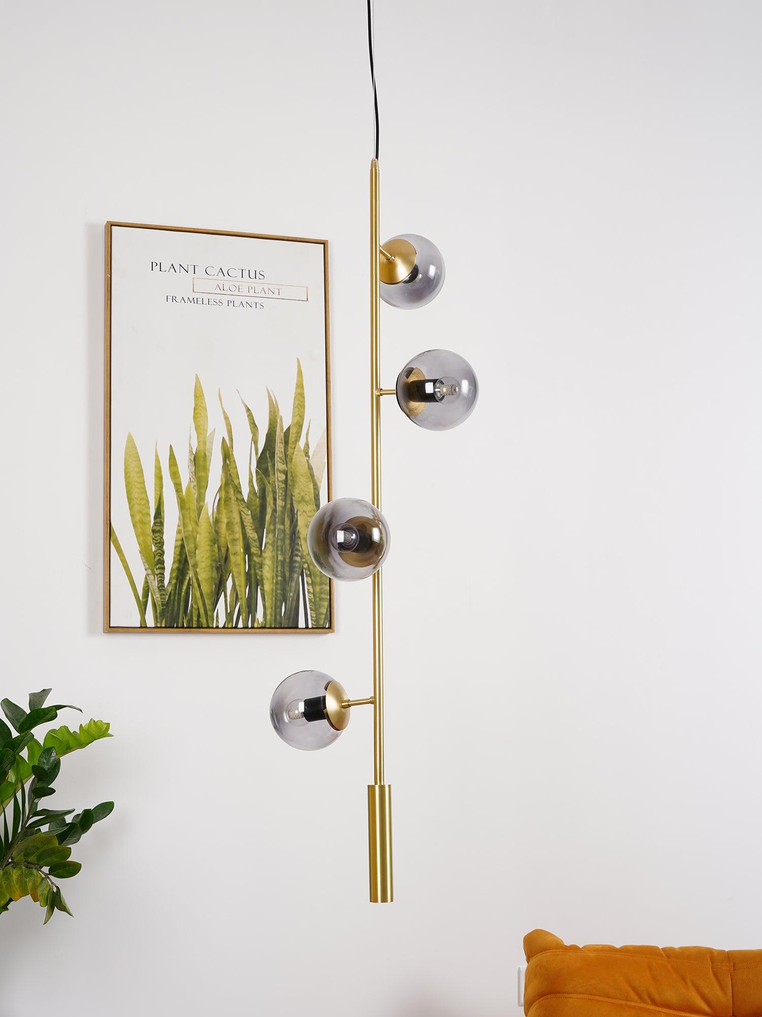 Erevia Messing Glas Pendelleuchte-Letslighting