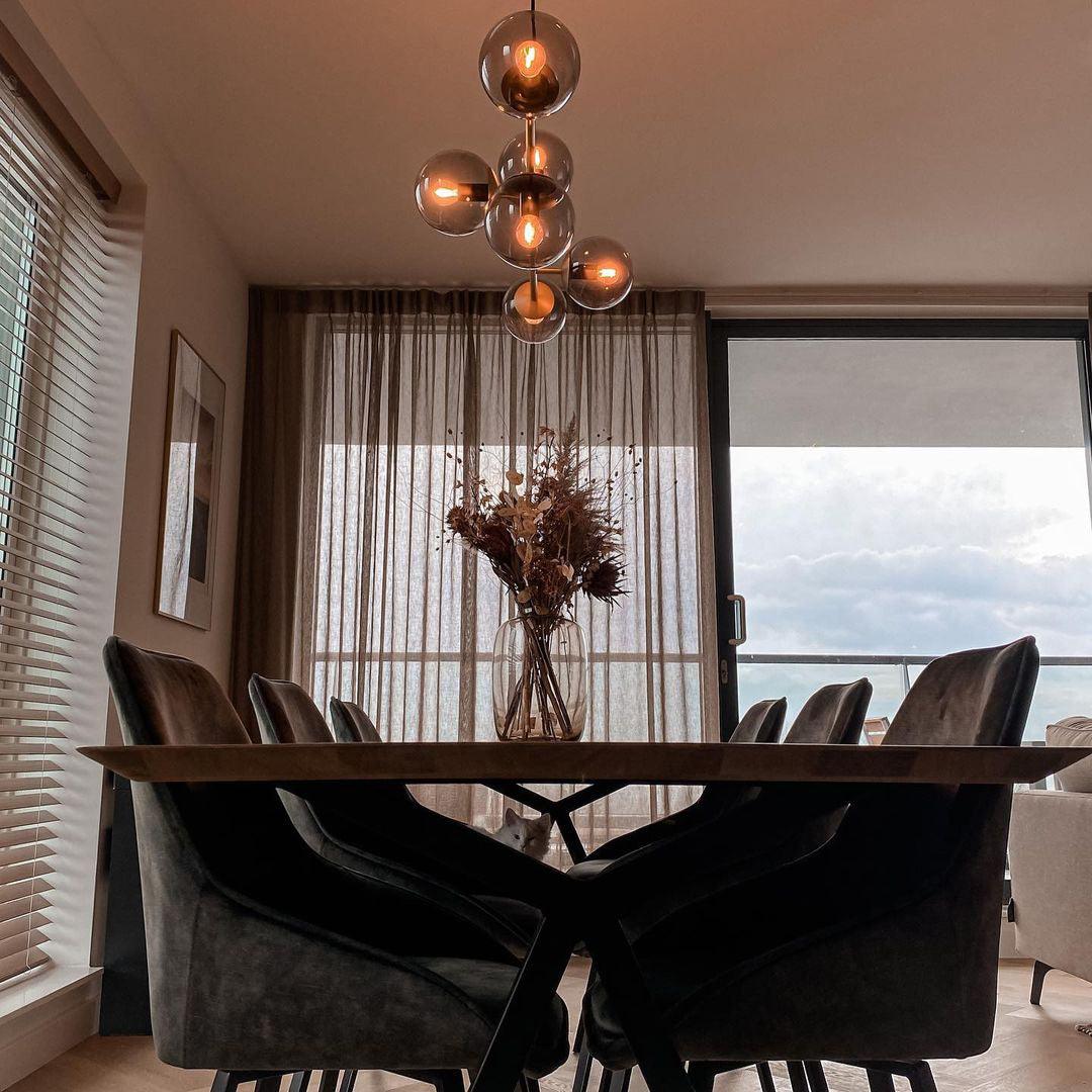 Lustra Pendelleuchte Orb Messing Glas-Letslighting