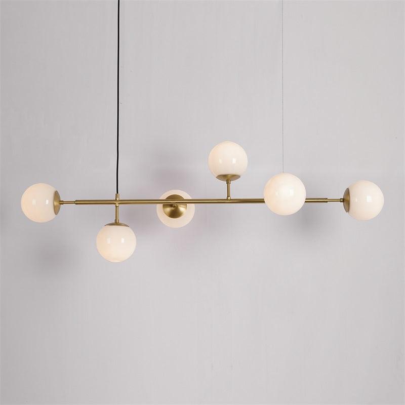Lustra Pendelleuchte Orb Messing Glas-Letslighting