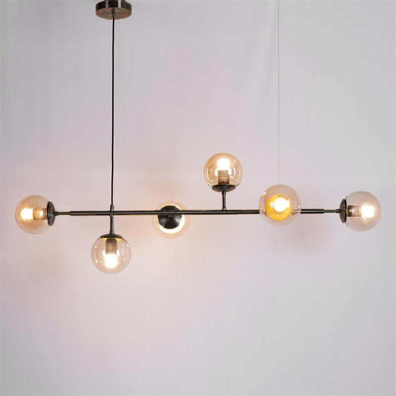 Lustra Pendelleuchte Orb Messing Glas-Letslighting