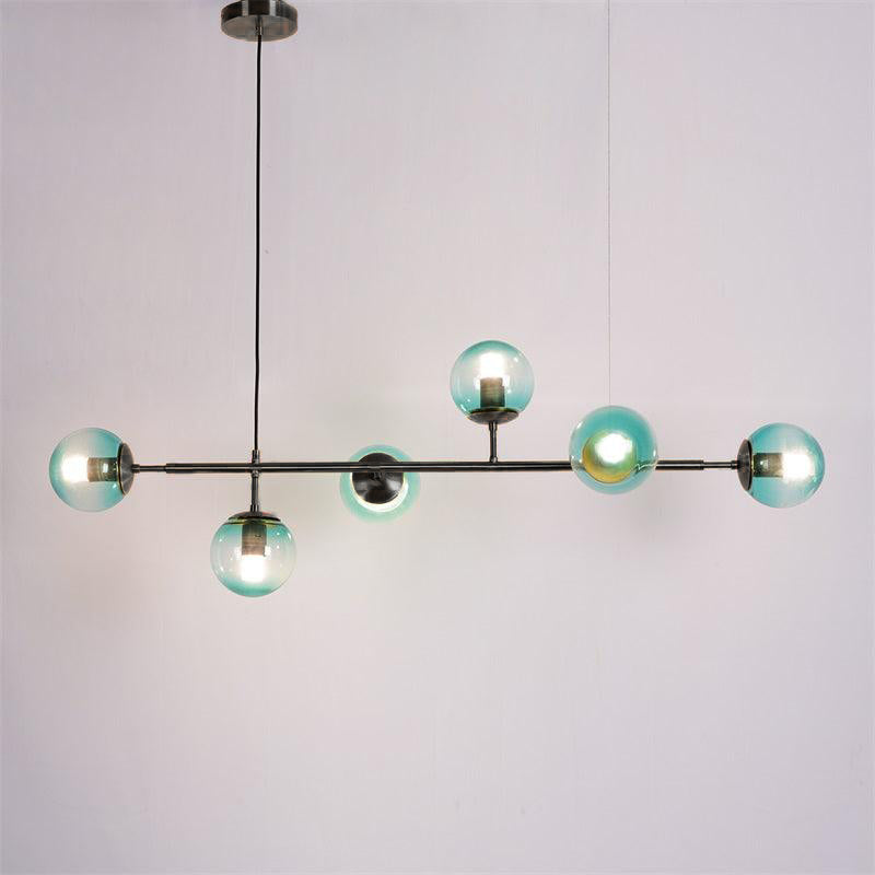 Lustra Pendelleuchte Orb Messing Glas-Letslighting