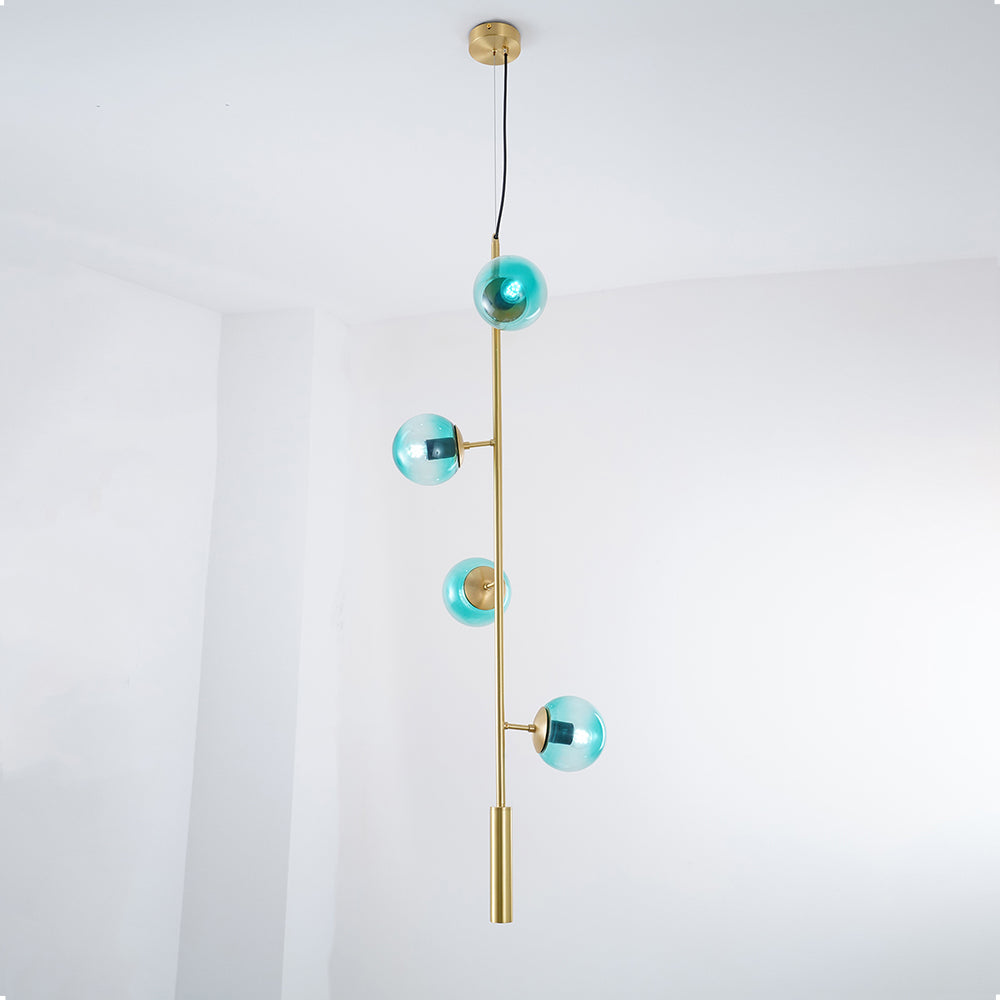 Erevia Messing Glas Pendelleuchte-Letslighting