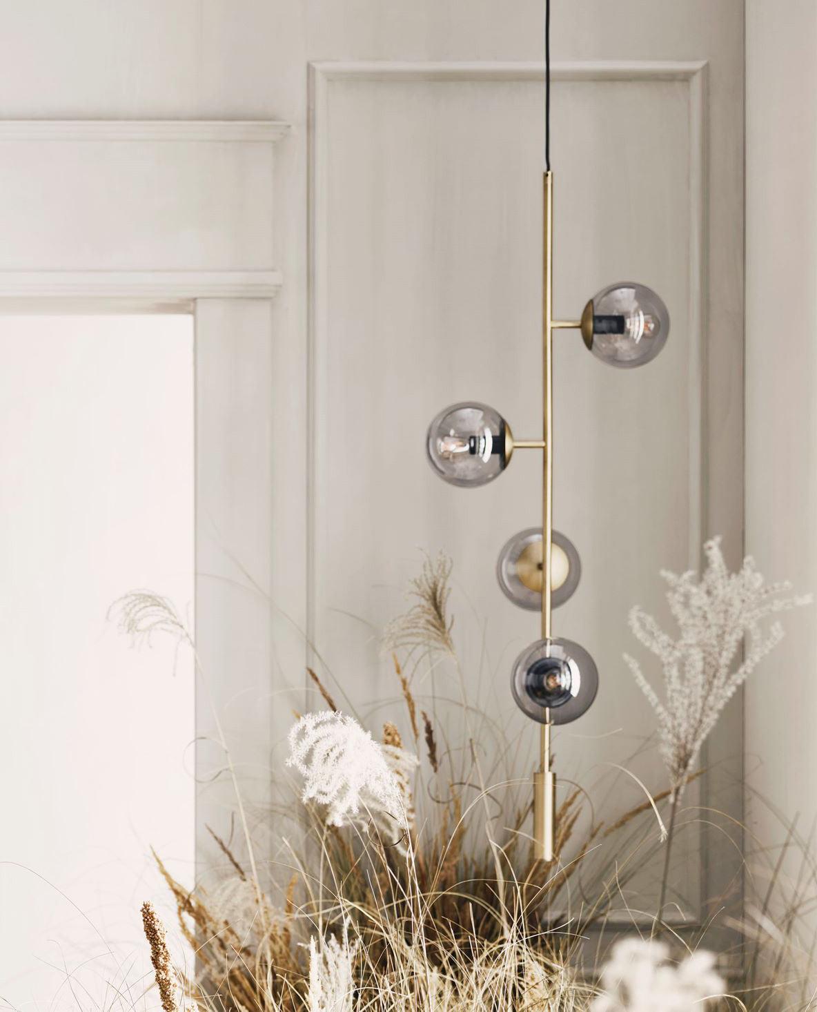 Erevia Messing Glas Pendelleuchte-Letslighting