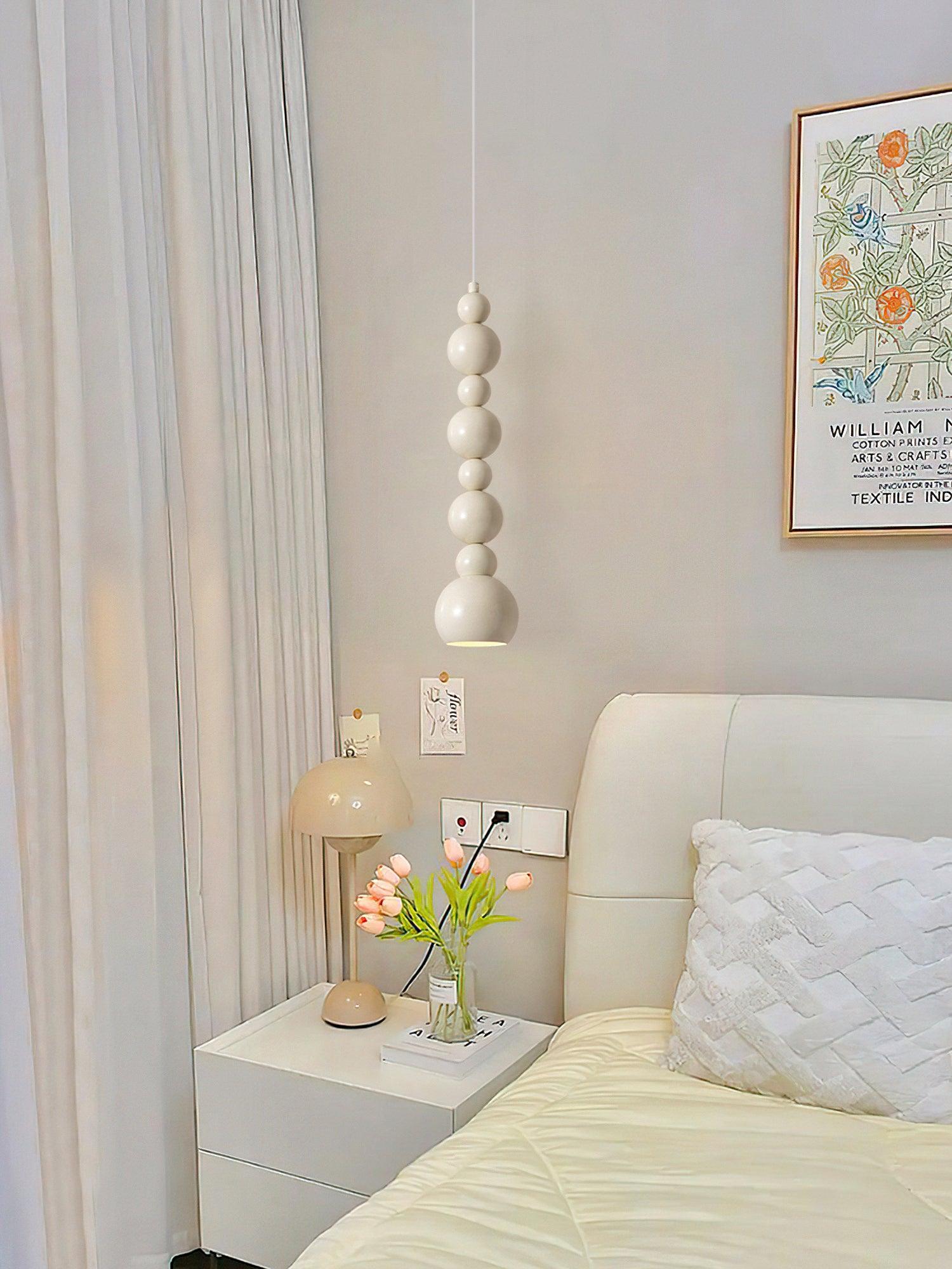 Solena Beige Künstlerische Pendelleuchten-Letslighting