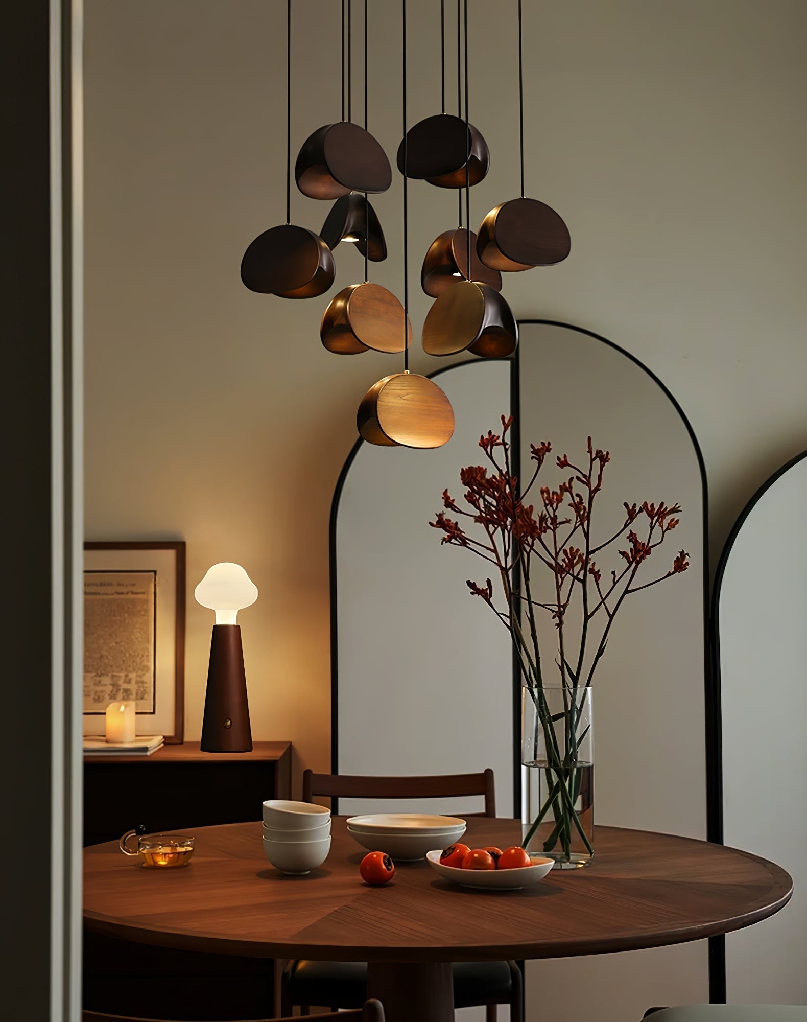 Tavro Minimalistische Pendelleuchte aus Holz-Letslighting