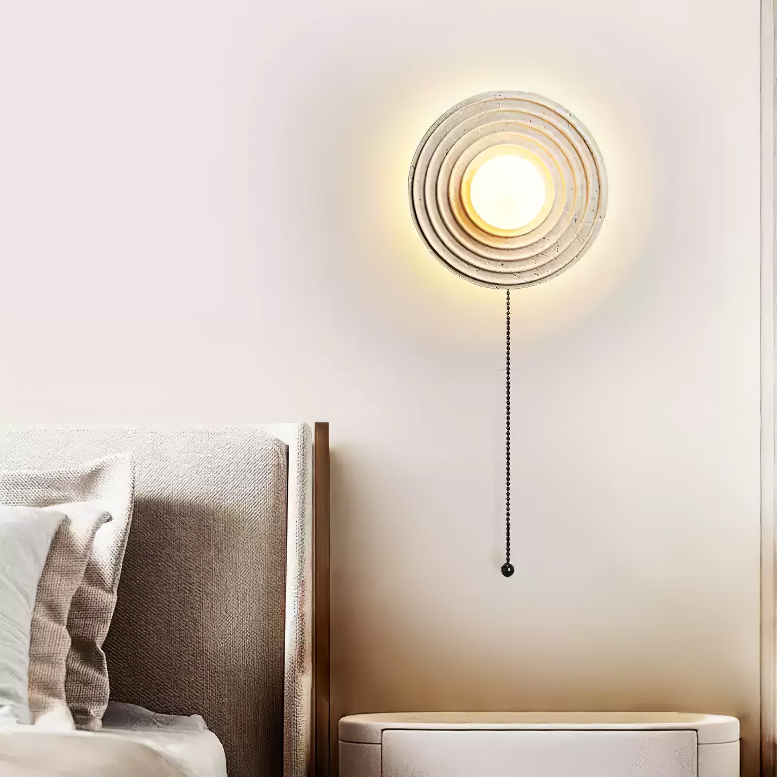 Zelirara Concentric Travertine Wall Light - Neutralighting