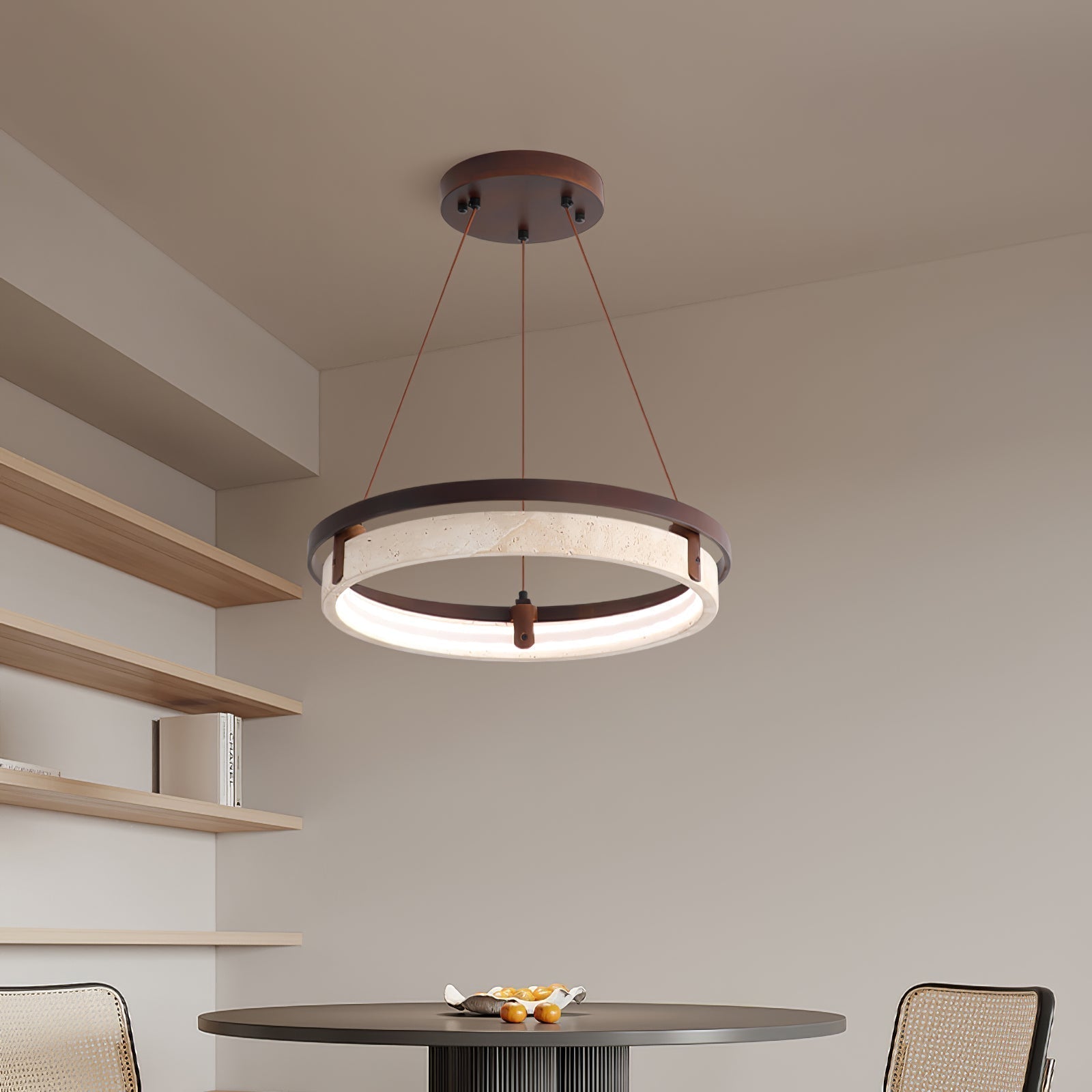 Veraearae Travertine Pendant Light - Neutralighting