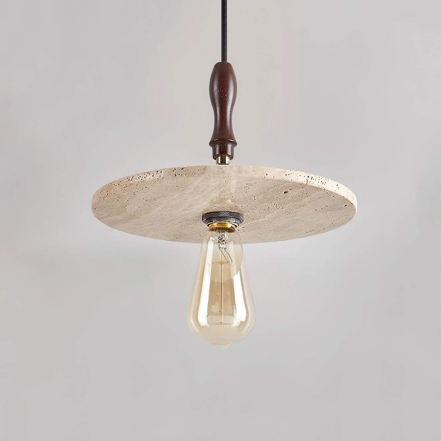 Ritta Orbit Pendant Light Travertine - Letslighting