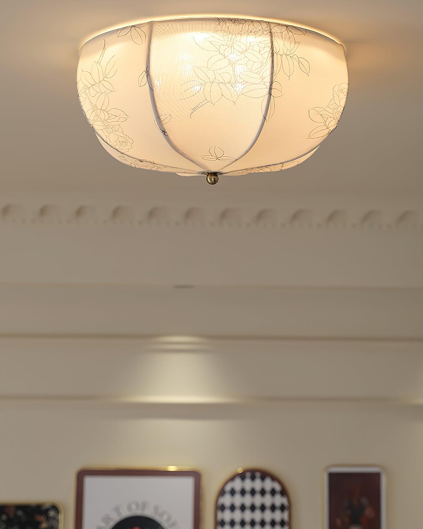 Ilvara Premium Nordisch Kunst Stoff Deckenleuchte-Letslighting