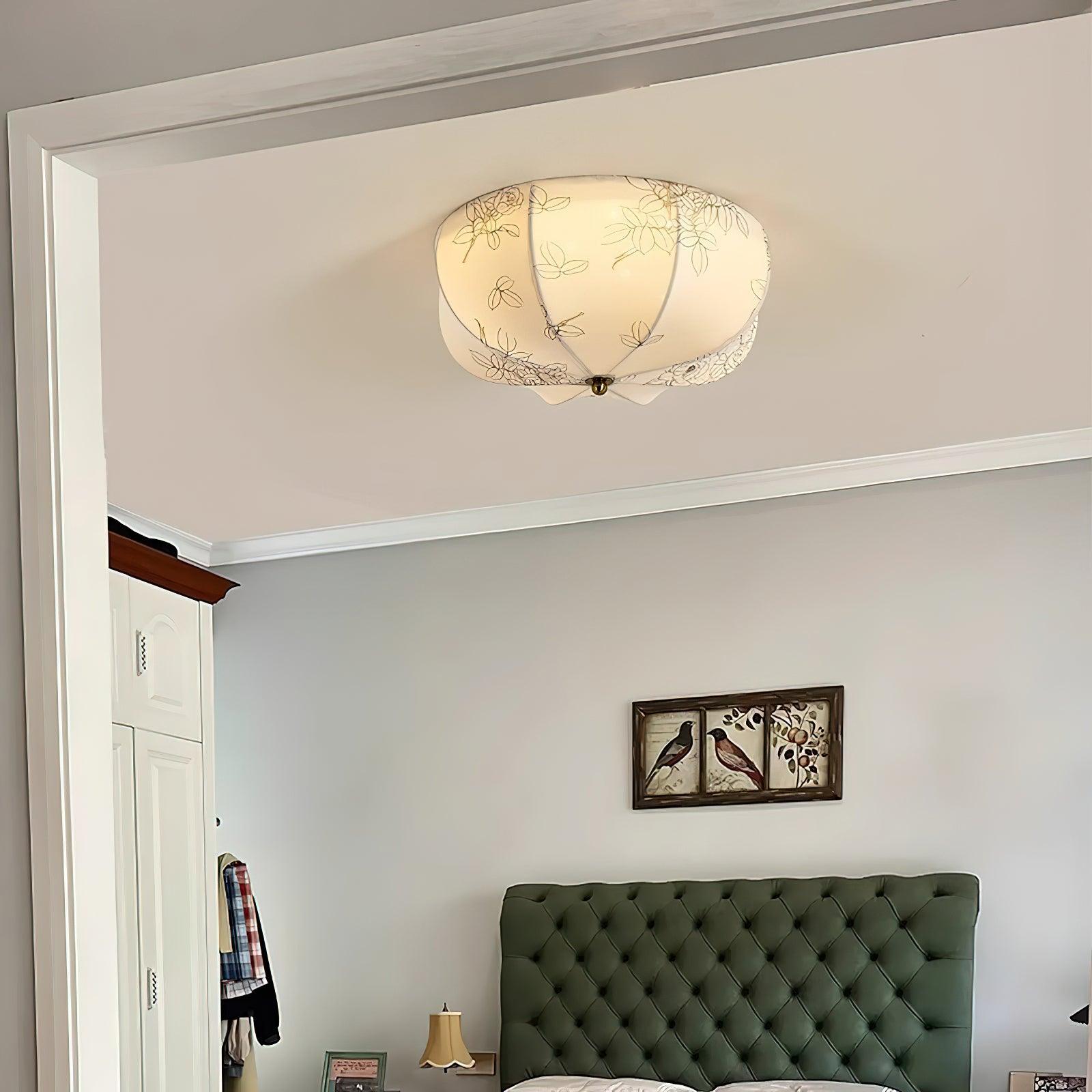 Ilvara Premium Nordisch Kunst Stoff Deckenleuchte-Letslighting