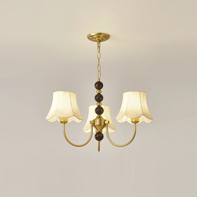Orchid Kronleuchter Stoff Golden-Letslighting