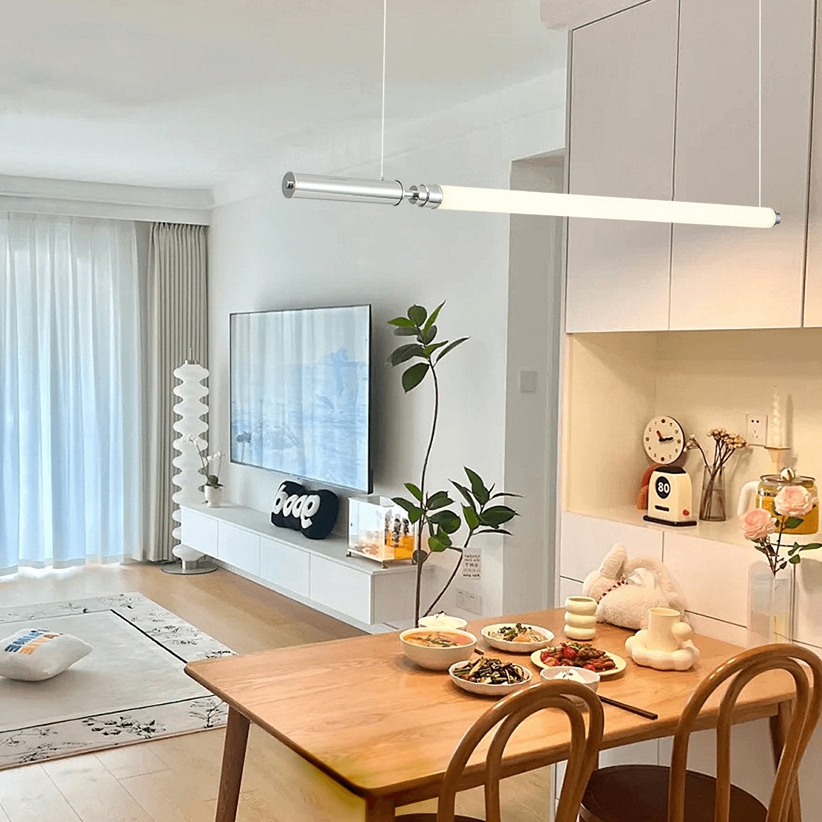 Ollaeos Modern Minimalistisch Glas Pendelleuchte-Letslighting