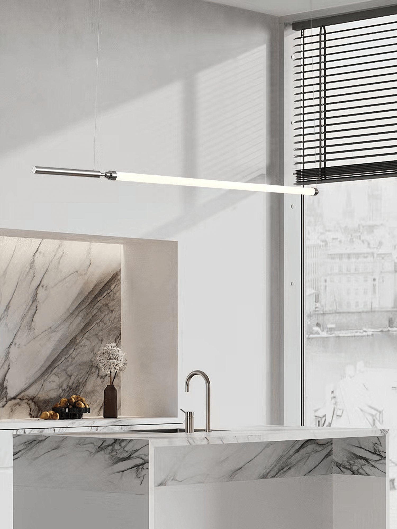 Ollaeos Modern Minimalistisch Glas Pendelleuchte-Letslighting