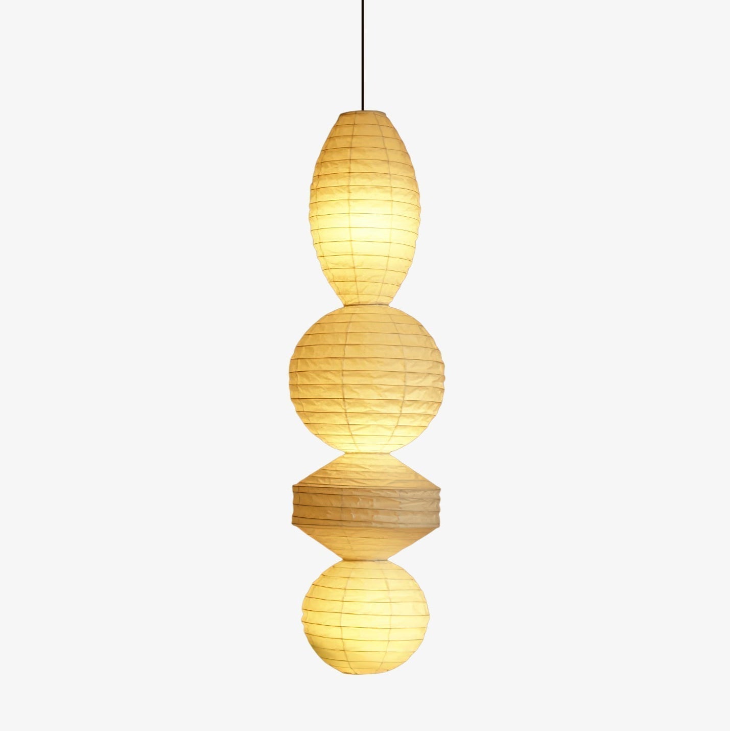 Elthayra Natur Serie Bambus Laterne Pendelleuchte-Letslighting