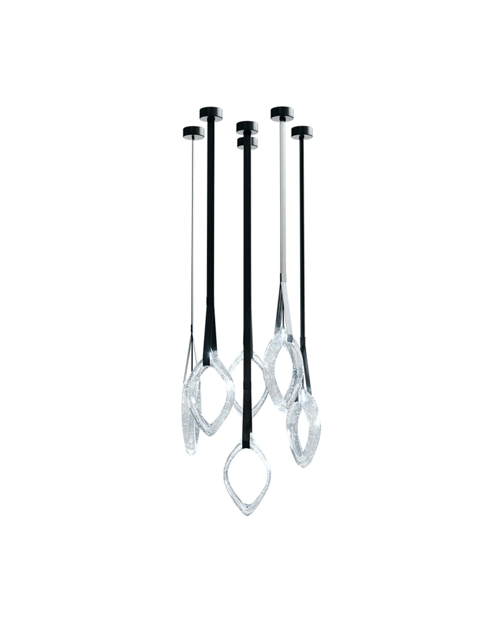 Ivvyne Moderner Glas-Kronleuchter-Letslighting