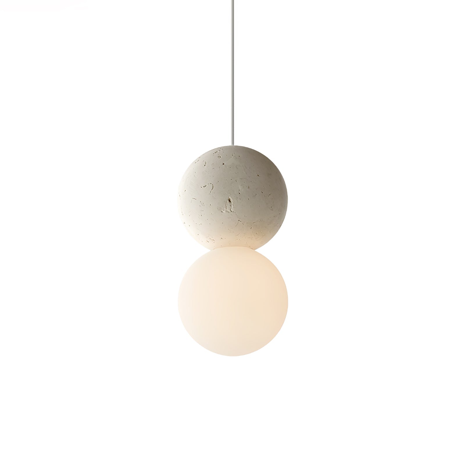 Solvicen Zement Minimalistisch Pendelleuchte-Letslighting