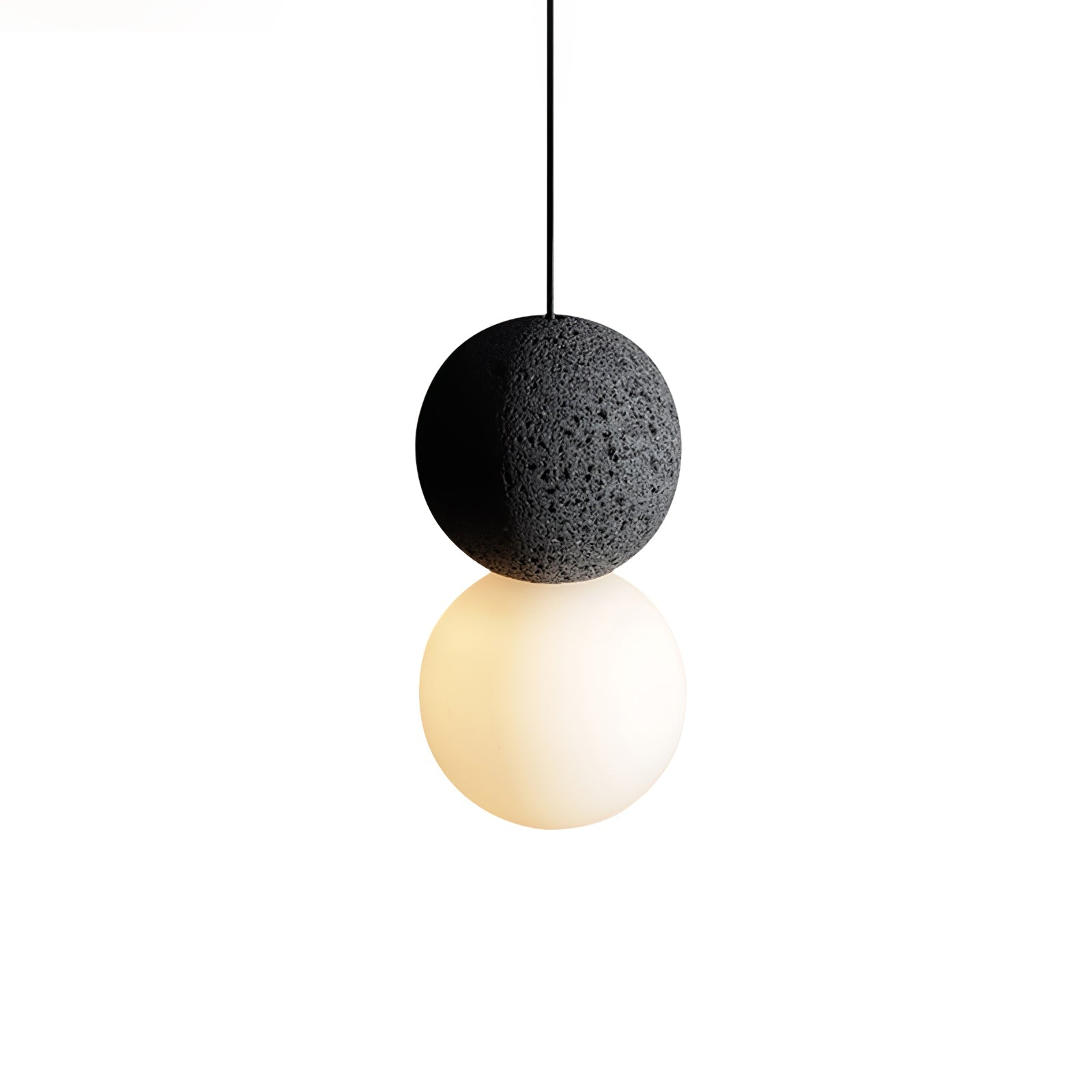 Solvicen Zement Minimalistisch Pendelleuchte-Letslighting