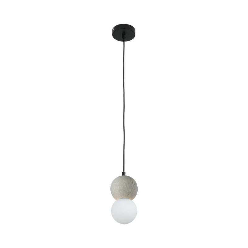 Solvicen Zement Minimalistisch Pendelleuchte-Letslighting