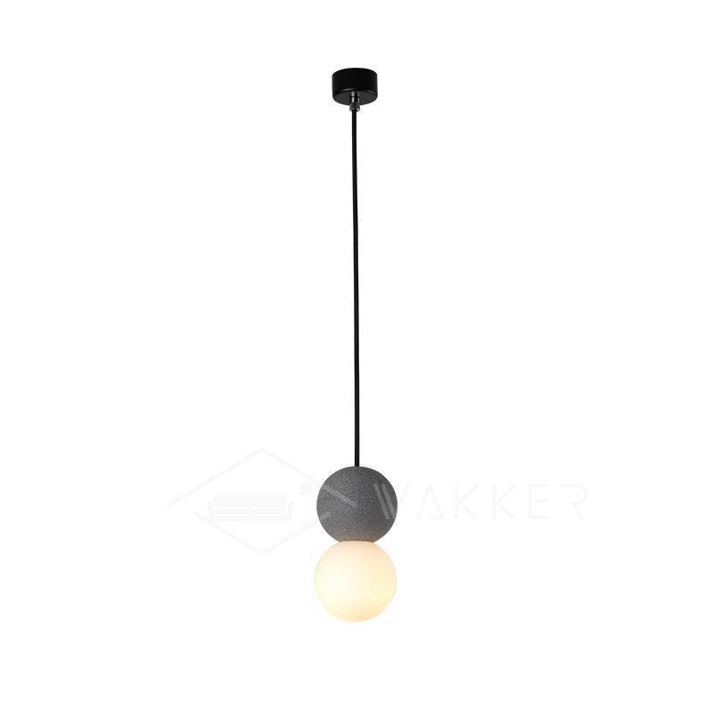 Solvicen Zement Minimalistisch Pendelleuchte-Letslighting