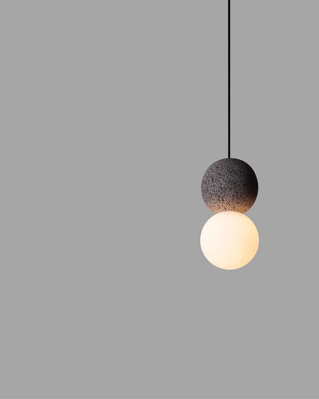 Solvicen Zement Minimalistisch Pendelleuchte-Letslighting