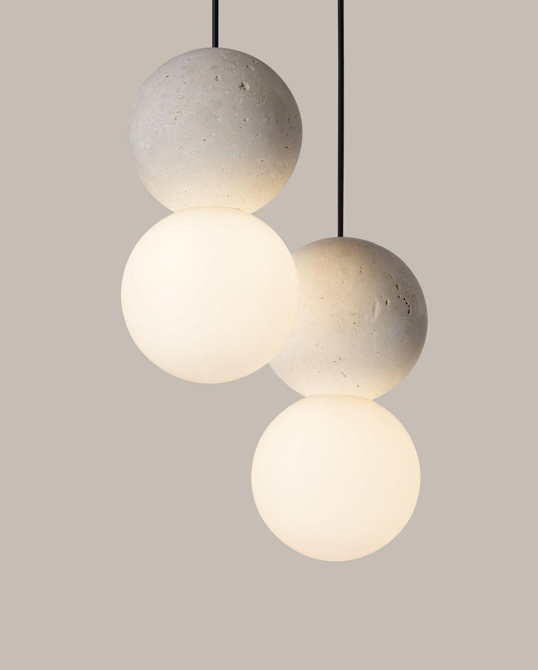 Solvicen Zement Minimalistisch Pendelleuchte-Letslighting