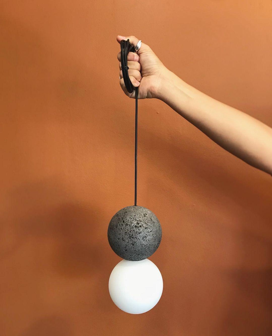 Solvicen Zement Minimalistisch Pendelleuchte-Letslighting