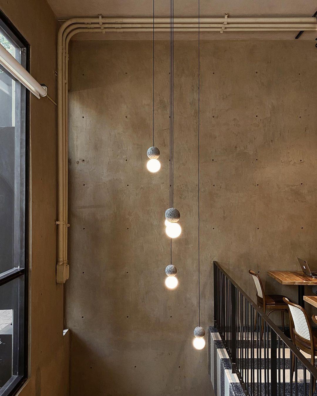Solvicen Zement Minimalistisch Pendelleuchte-Letslighting
