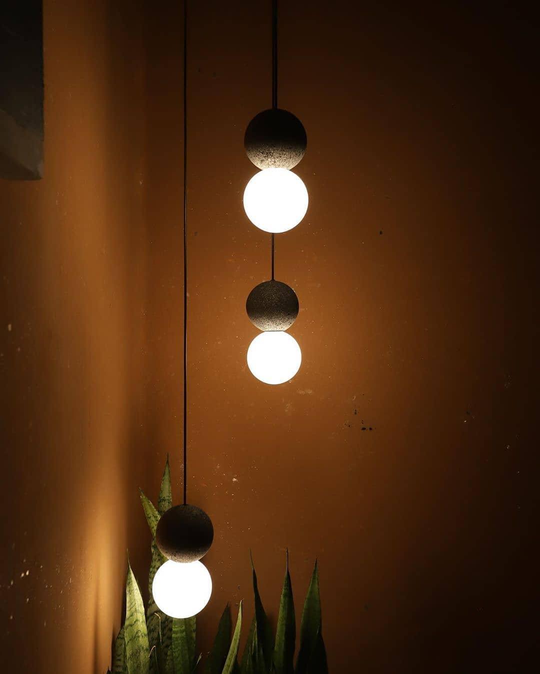 Solvicen Zement Minimalistisch Pendelleuchte-Letslighting