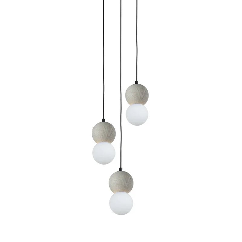 Solvicen Zement Minimalistisch Pendelleuchte-Letslighting