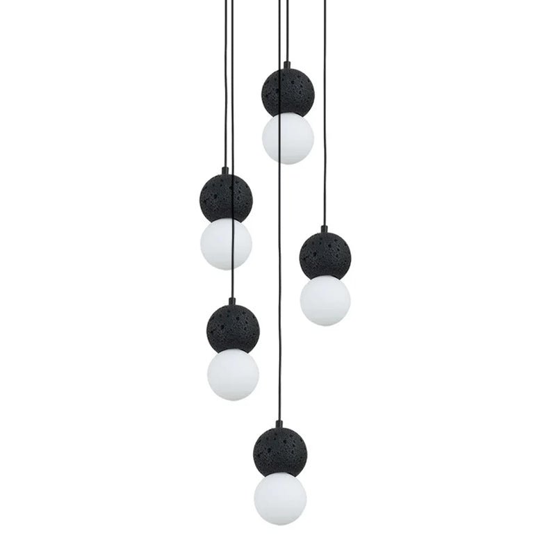 Solvicen Zement Minimalistisch Pendelleuchte-Letslighting