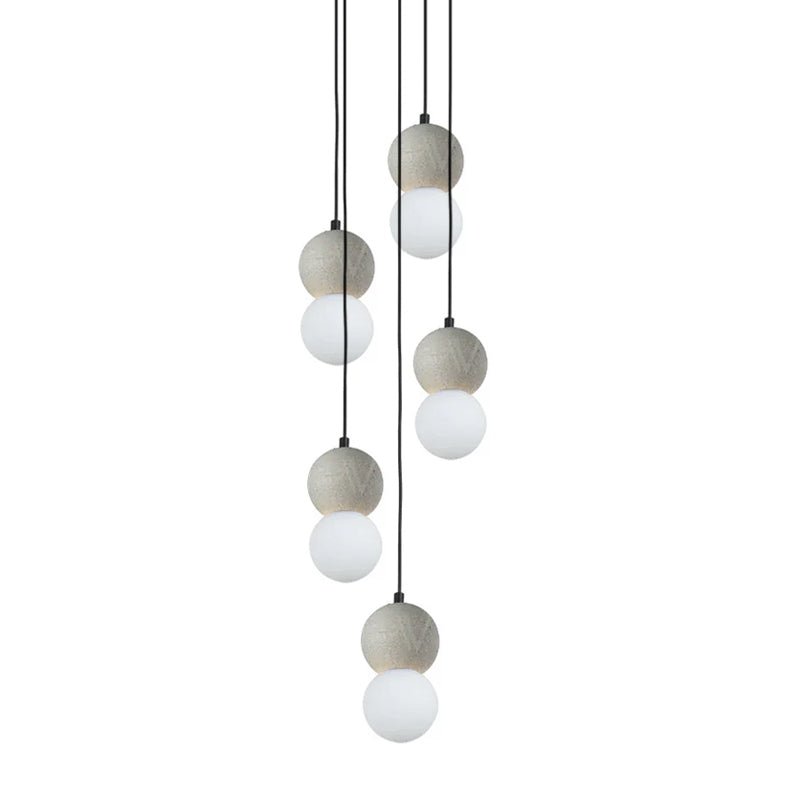 Solvicen Zement Minimalistisch Pendelleuchte-Letslighting