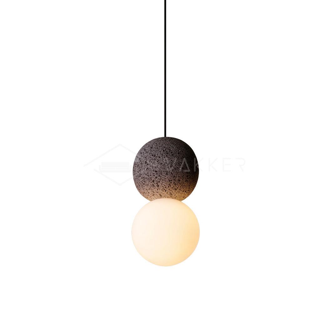 Solvicen Zement Minimalistisch Pendelleuchte-Letslighting