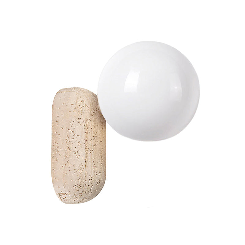 Colaeira Modern Minimalist Art Travertine Wall Lamp - Letslighting