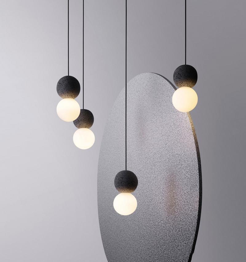 Solvicen Zement Minimalistisch Pendelleuchte-Letslighting