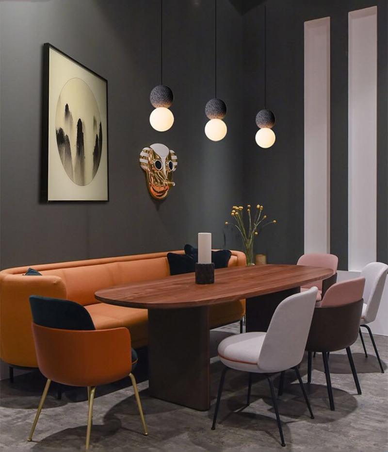 Solvicen Zement Minimalistisch Pendelleuchte-Letslighting
