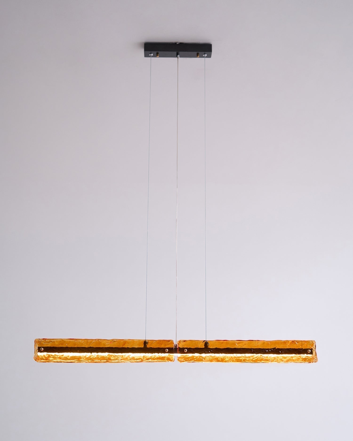 Avnorira Modern Minimalistisch Linear Insel Glas Pendelleuchte-Letslighting