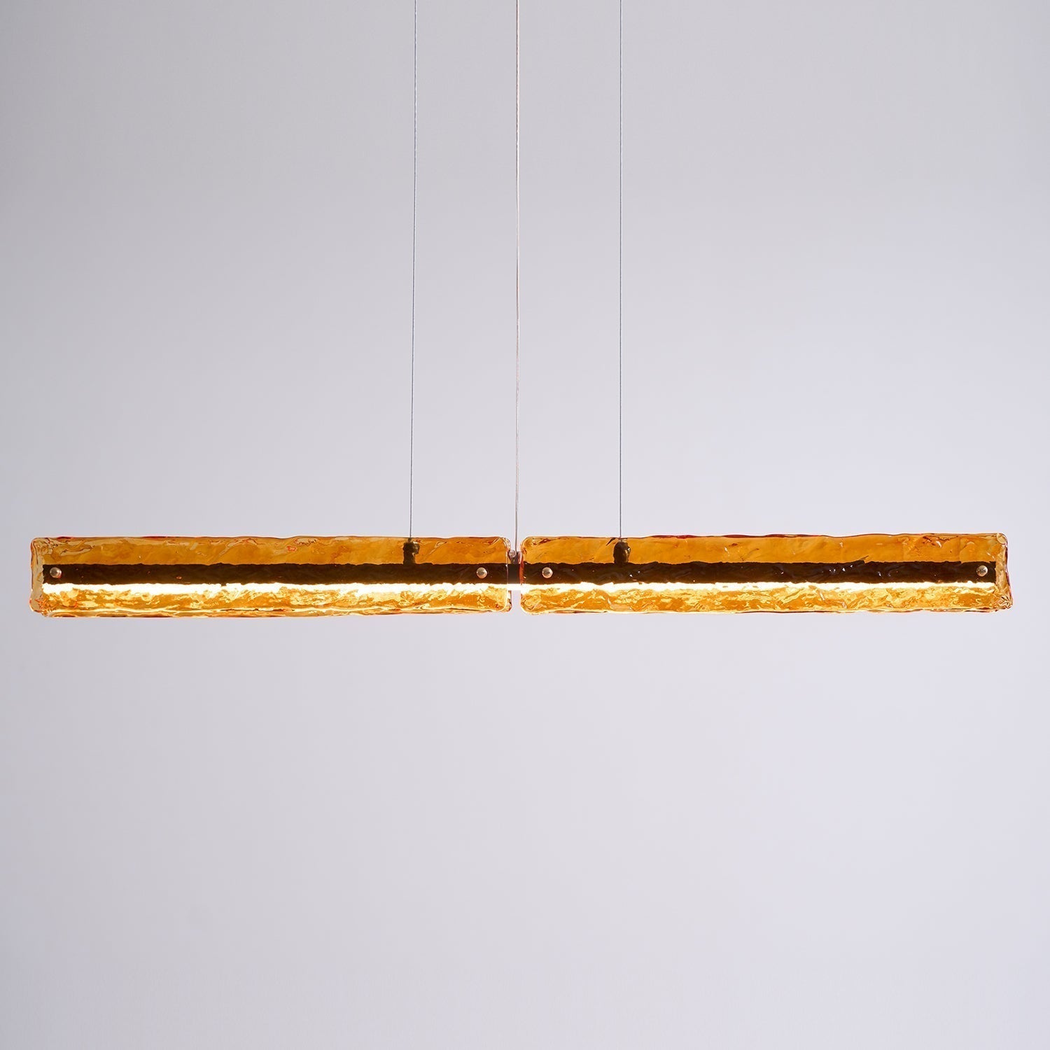 Avnorira Modern Minimalistisch Linear Insel Glas Pendelleuchte-Letslighting