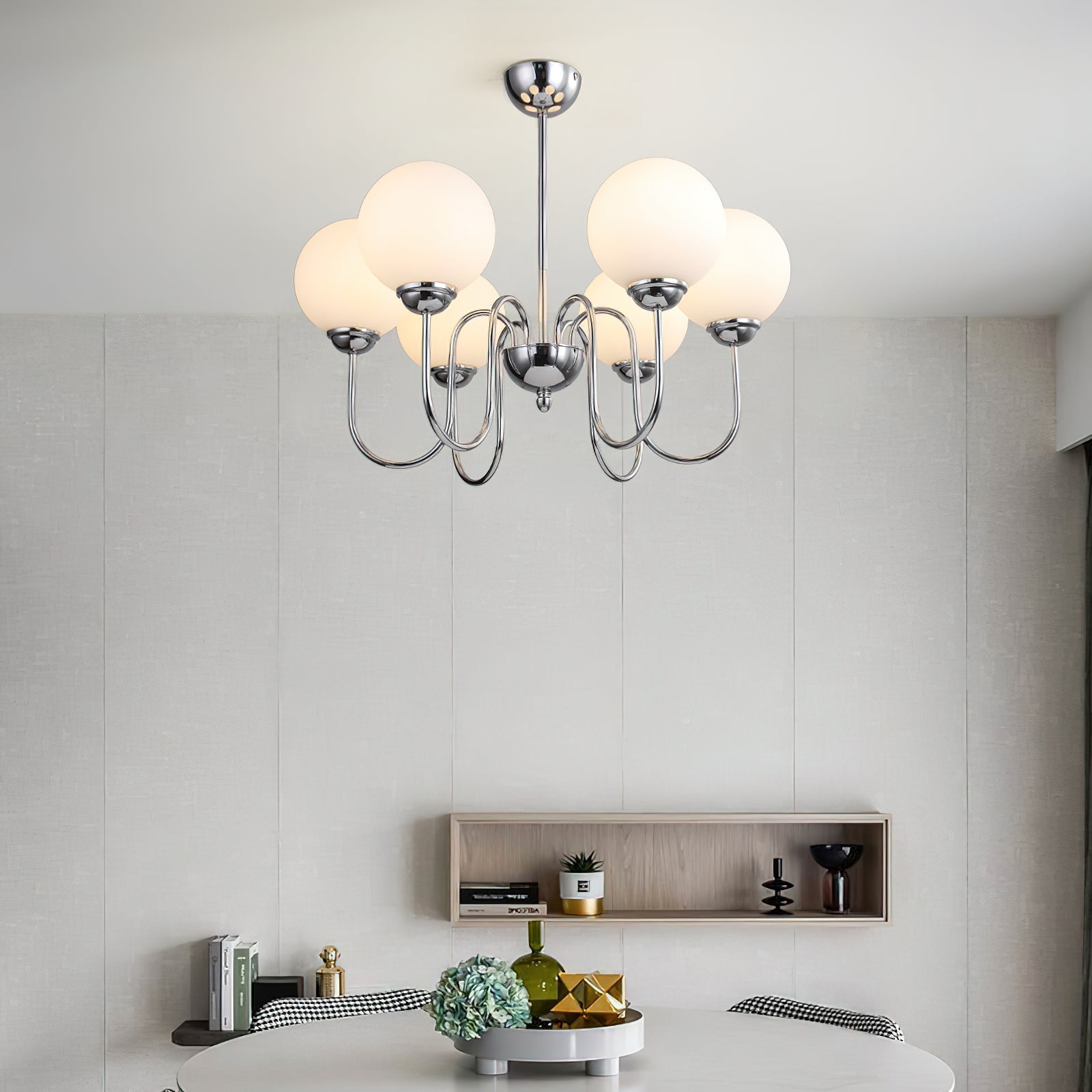 Ildorel Messing Glas Premium Nordisch Art Kronleuchter-Letslighting