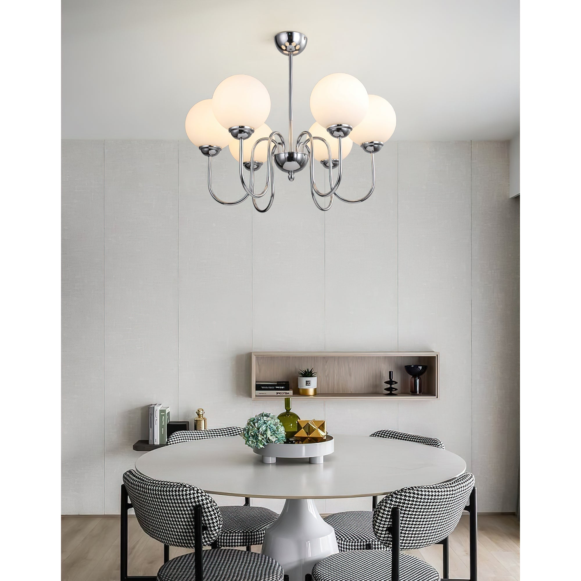 Ildorel Messing Glas Premium Nordisch Art Kronleuchter-Letslighting