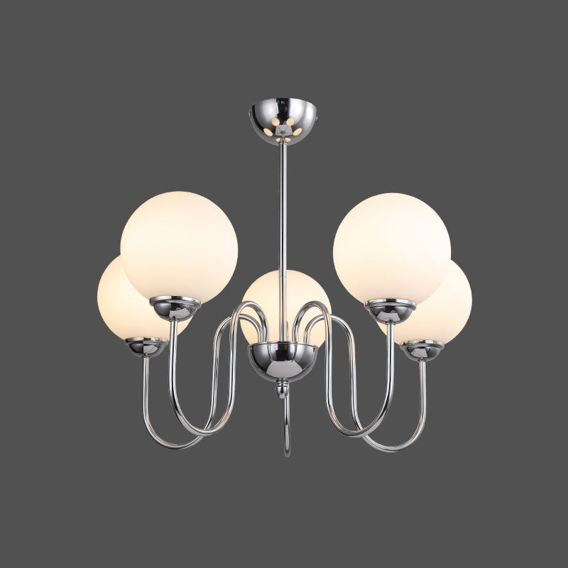 Ildorel Messing Glas Premium Nordisch Art Kronleuchter-Letslighting