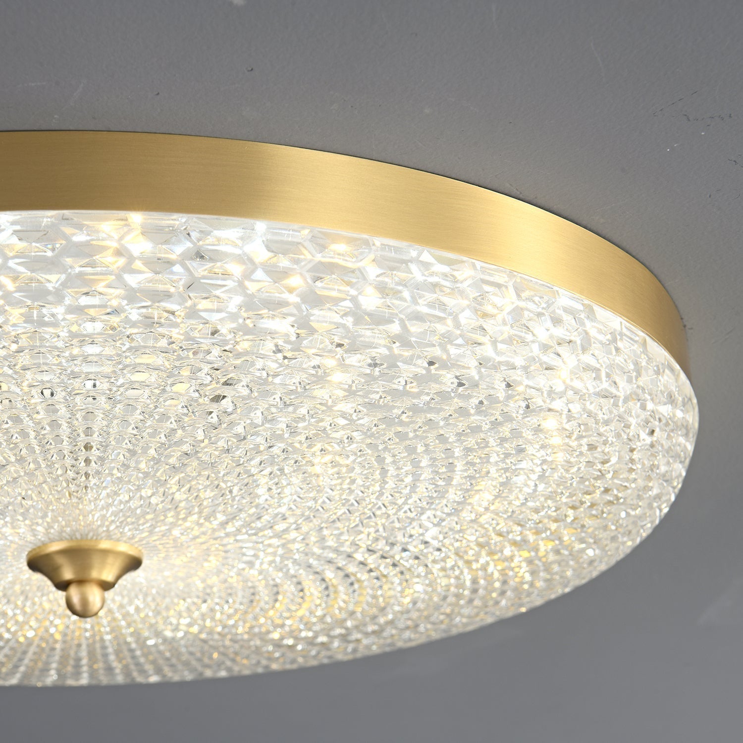 Orlena Moderne Minimalistische Deckenleuchte aus Messing und Acryl-Letslighting