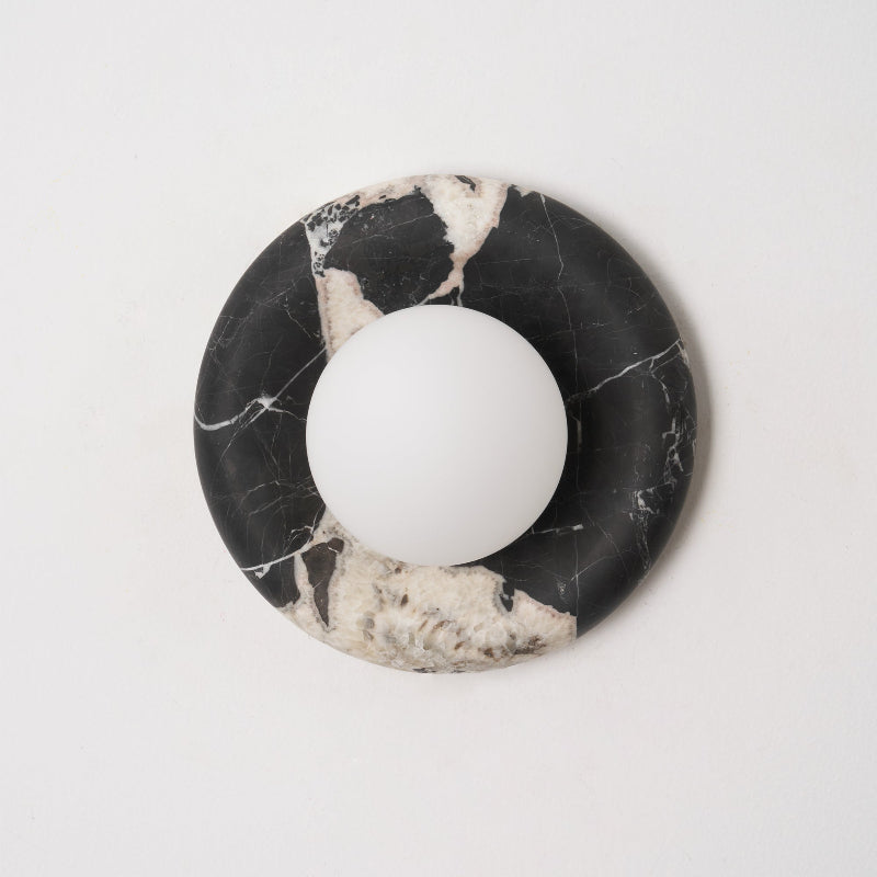 Uvinos Modern Minimalist Black Marble Sconce Wall Lamp - Letslighting