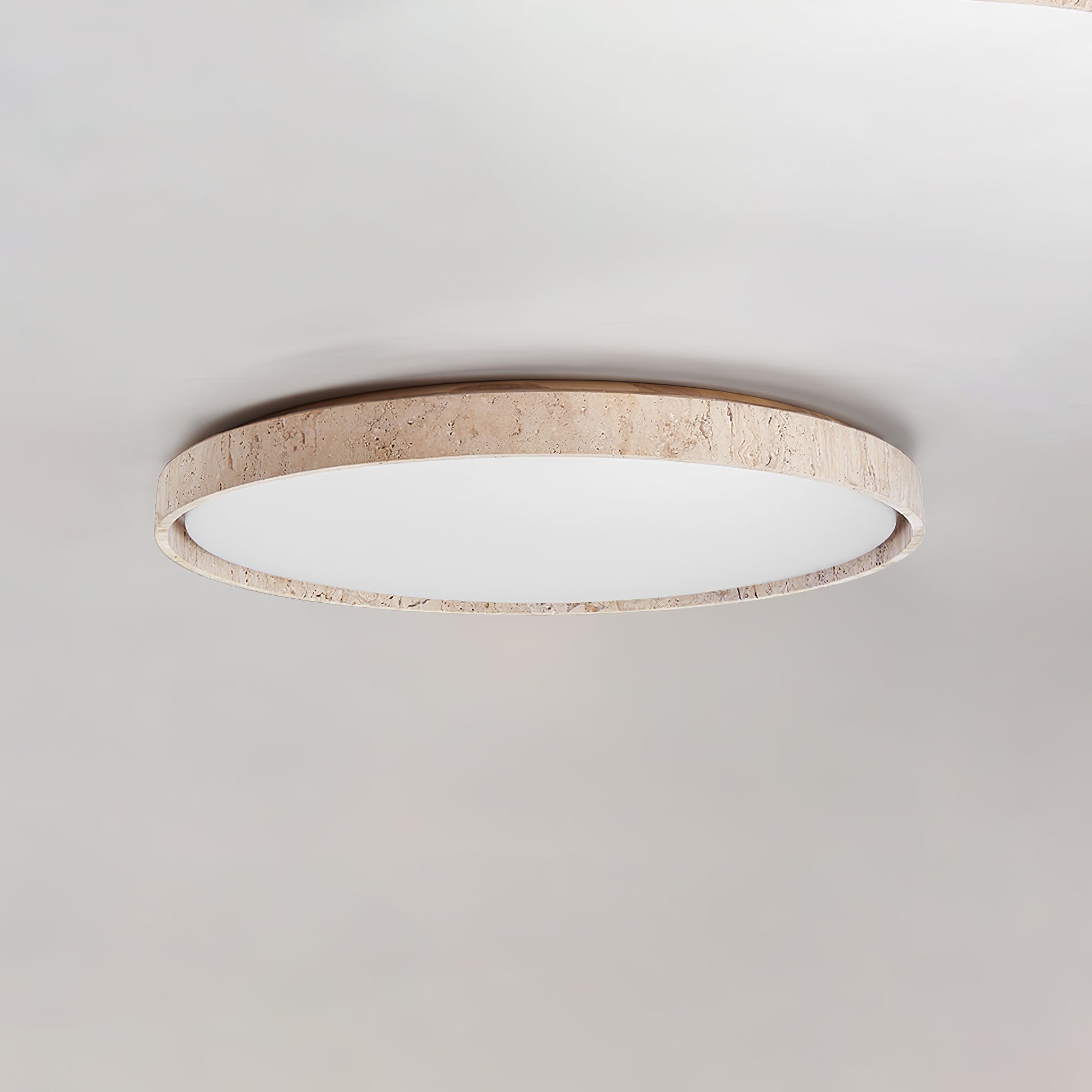 Kathy Travertine Round Ceiling Light - Neutralighting