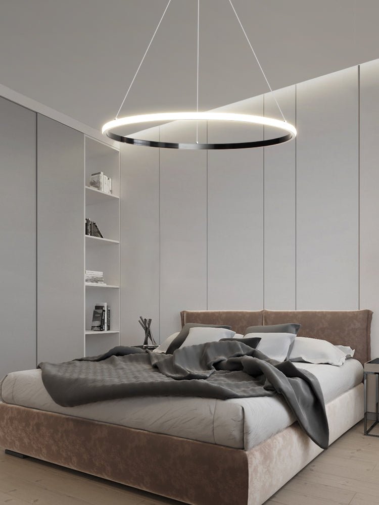 Arthaila Modern Minimalist Rings Brass Plastic Chandelier-Letslighting