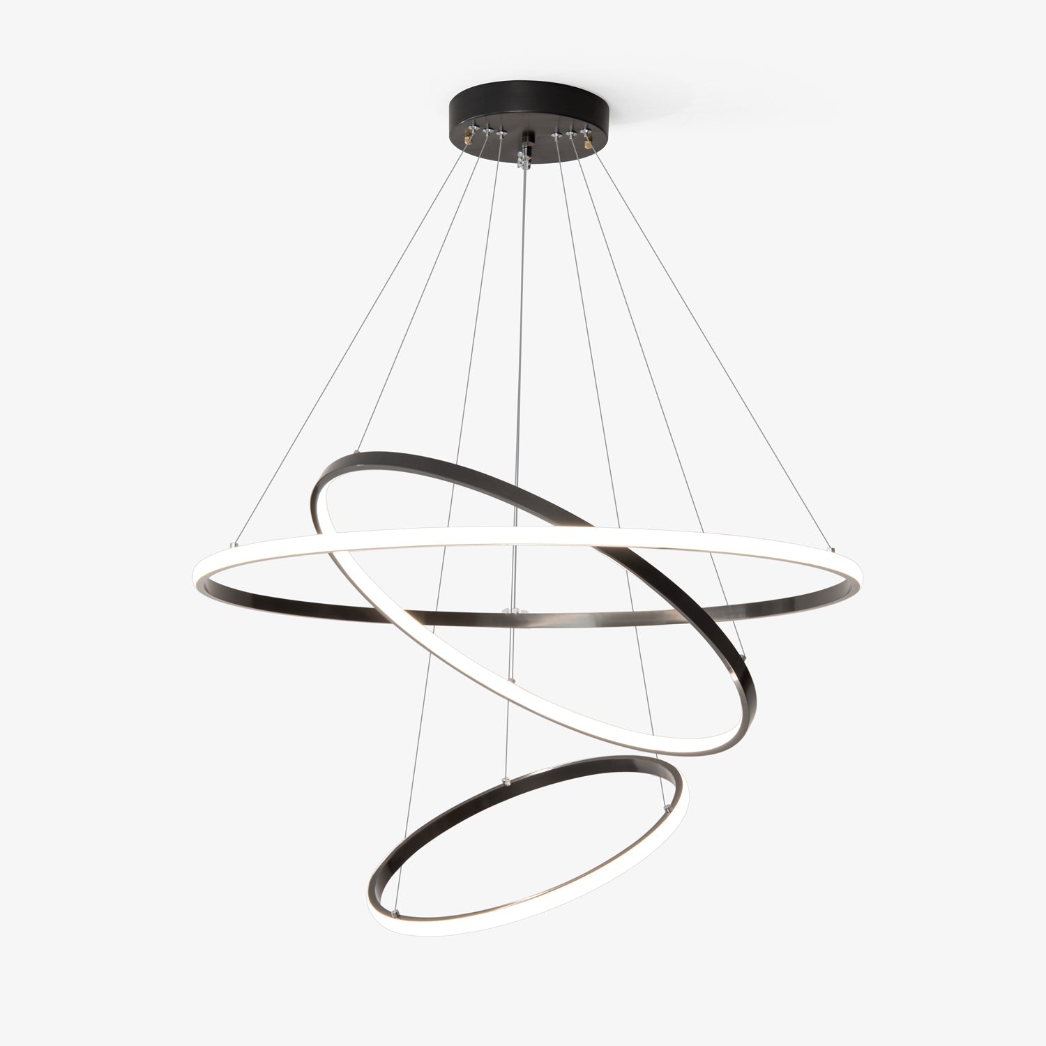 Arthaila Modern Minimalist Rings Brass Plastic Chandelier-Letslighting