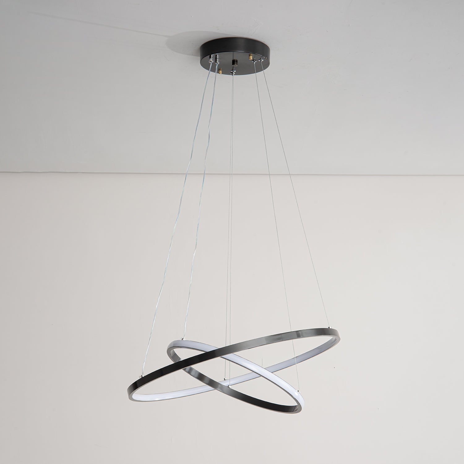 Arthaila Modern Minimalist Rings Brass Plastic Chandelier-Letslighting